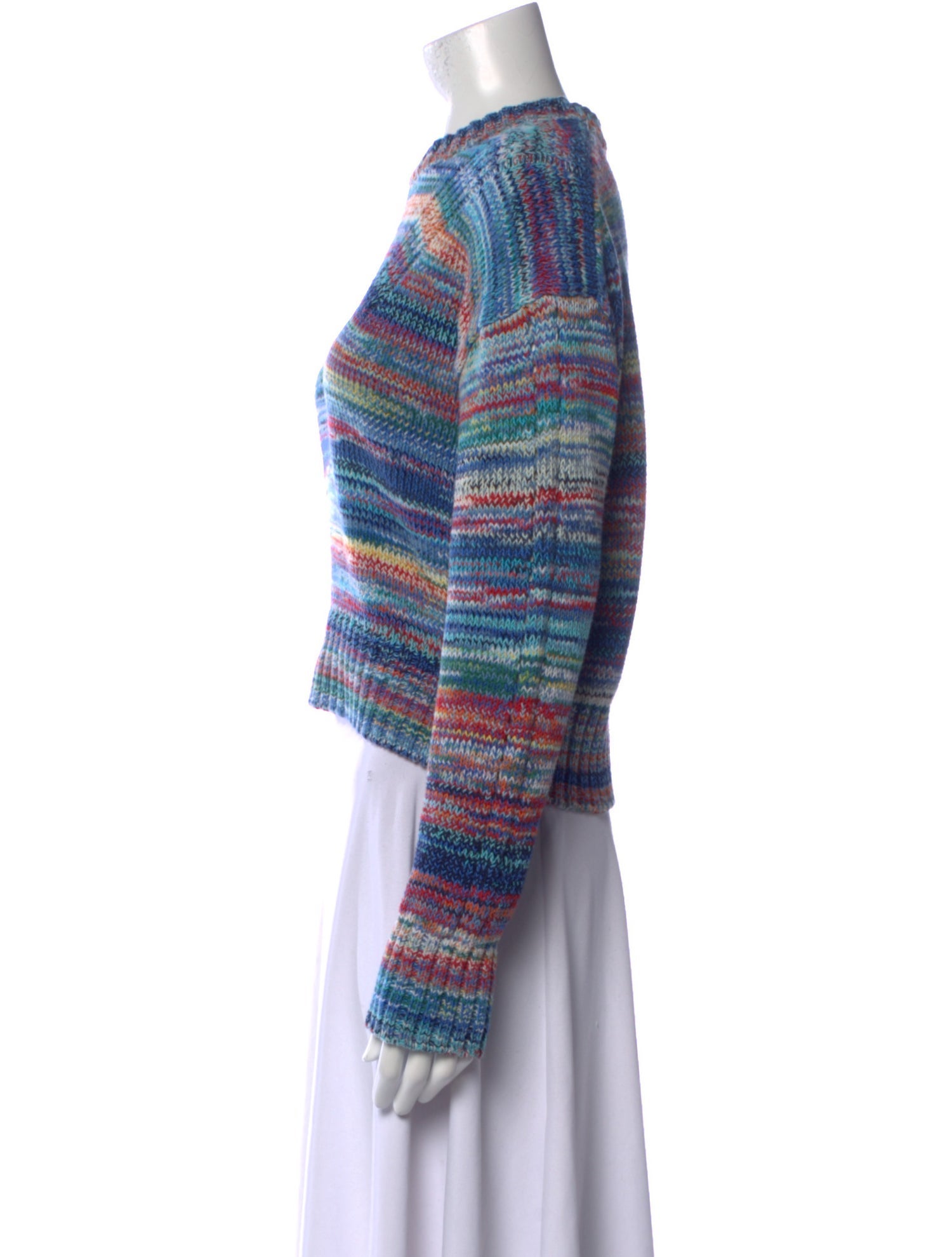 Veronica Beard Striped Crew Neck Sweater