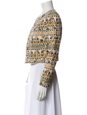 Veronica Beard Patterned Evening Jacket