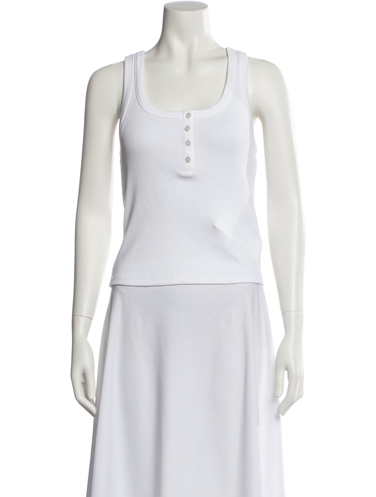 Veronica Beard Scoop Neck Sleeveless Top