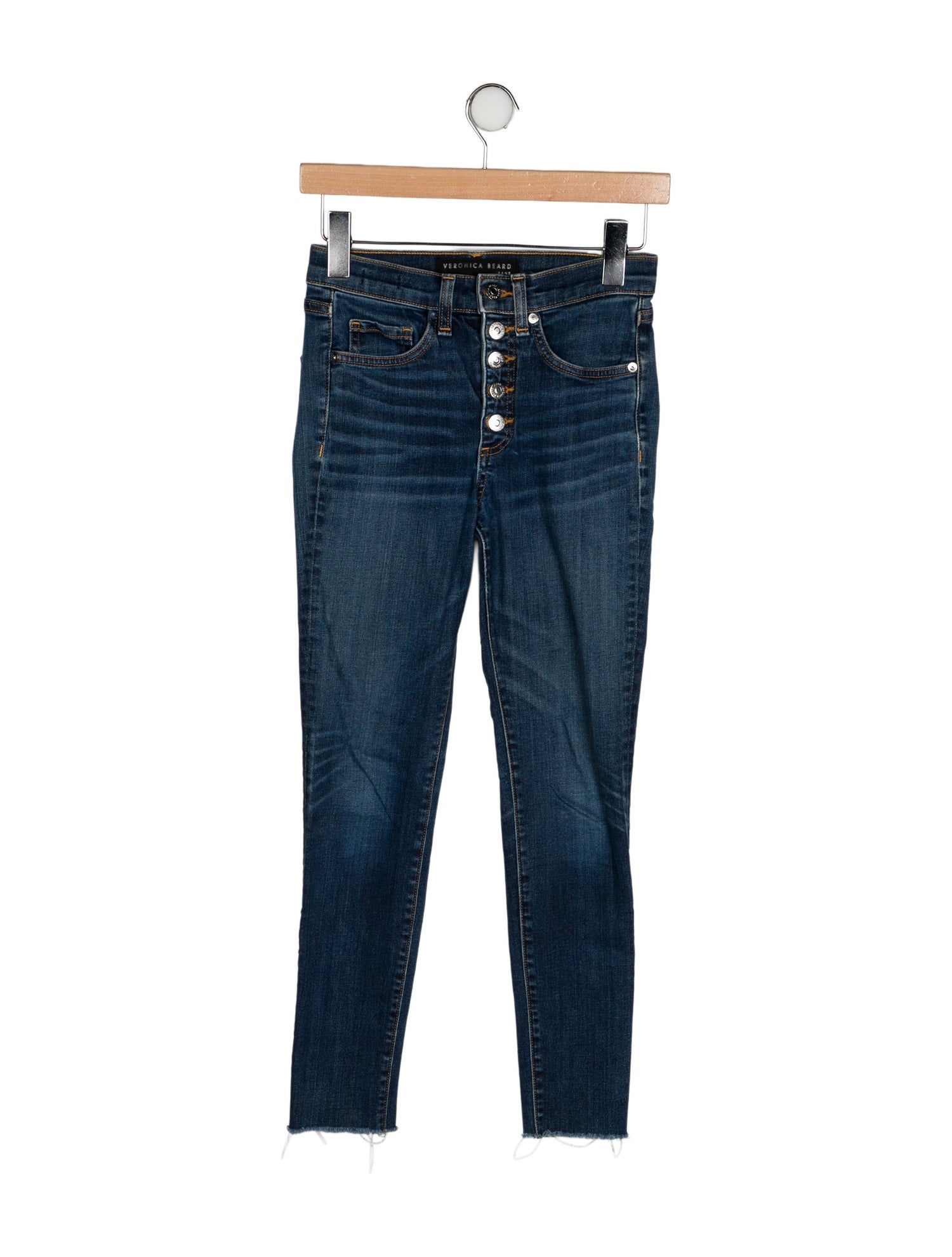 Veronica Beard Low-Rise Skinny Leg Jeans