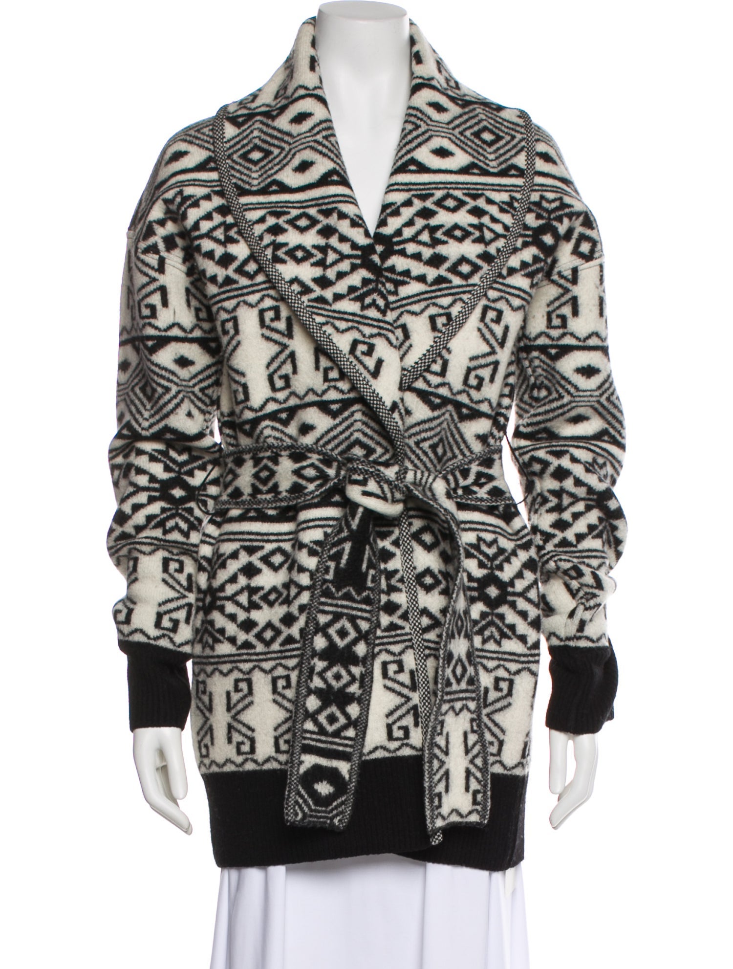 Veronica Beard Wool Printed Peacoat