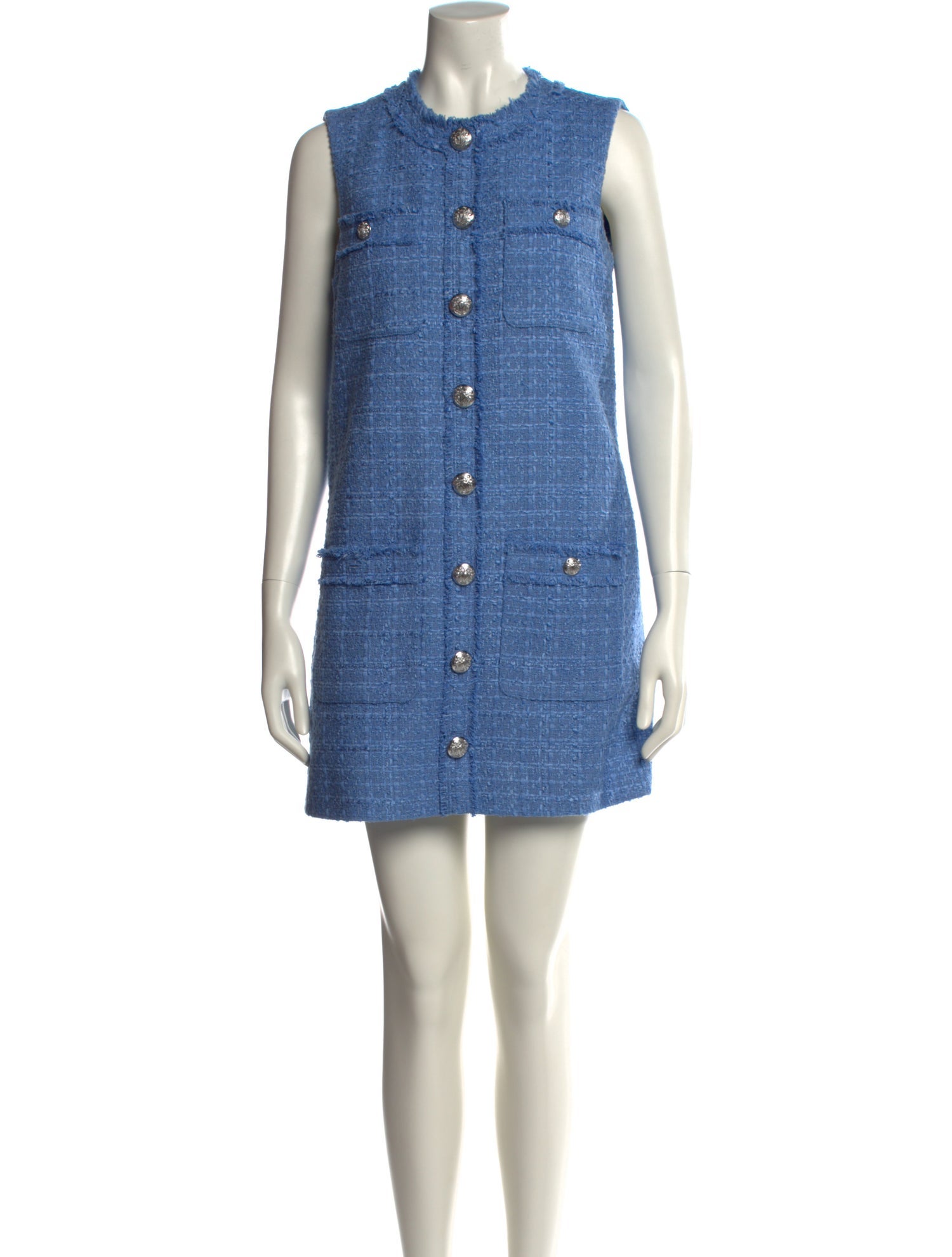 Veronica Beard Crew Neck Mini Dress