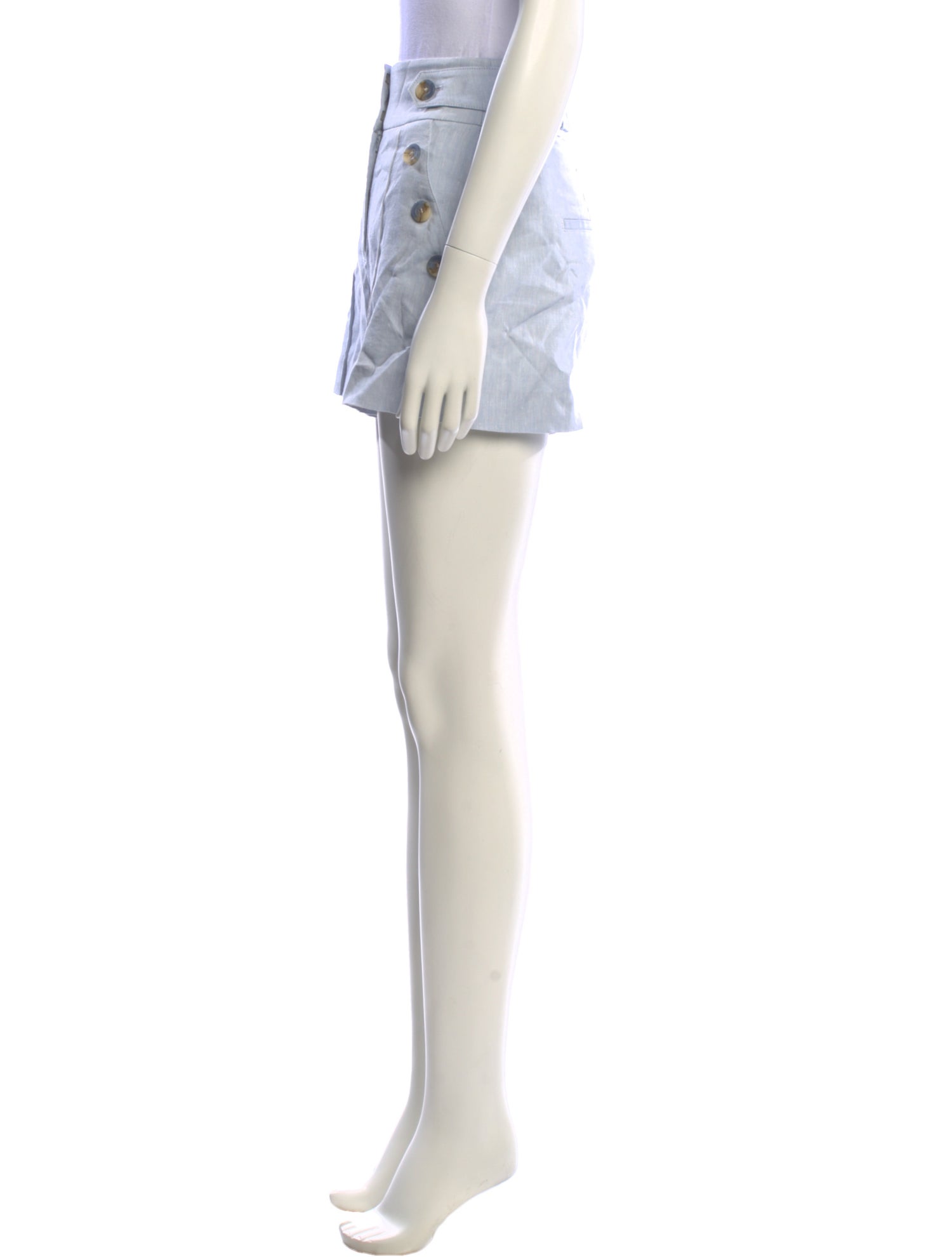 Veronica Beard Linen Mini Shorts