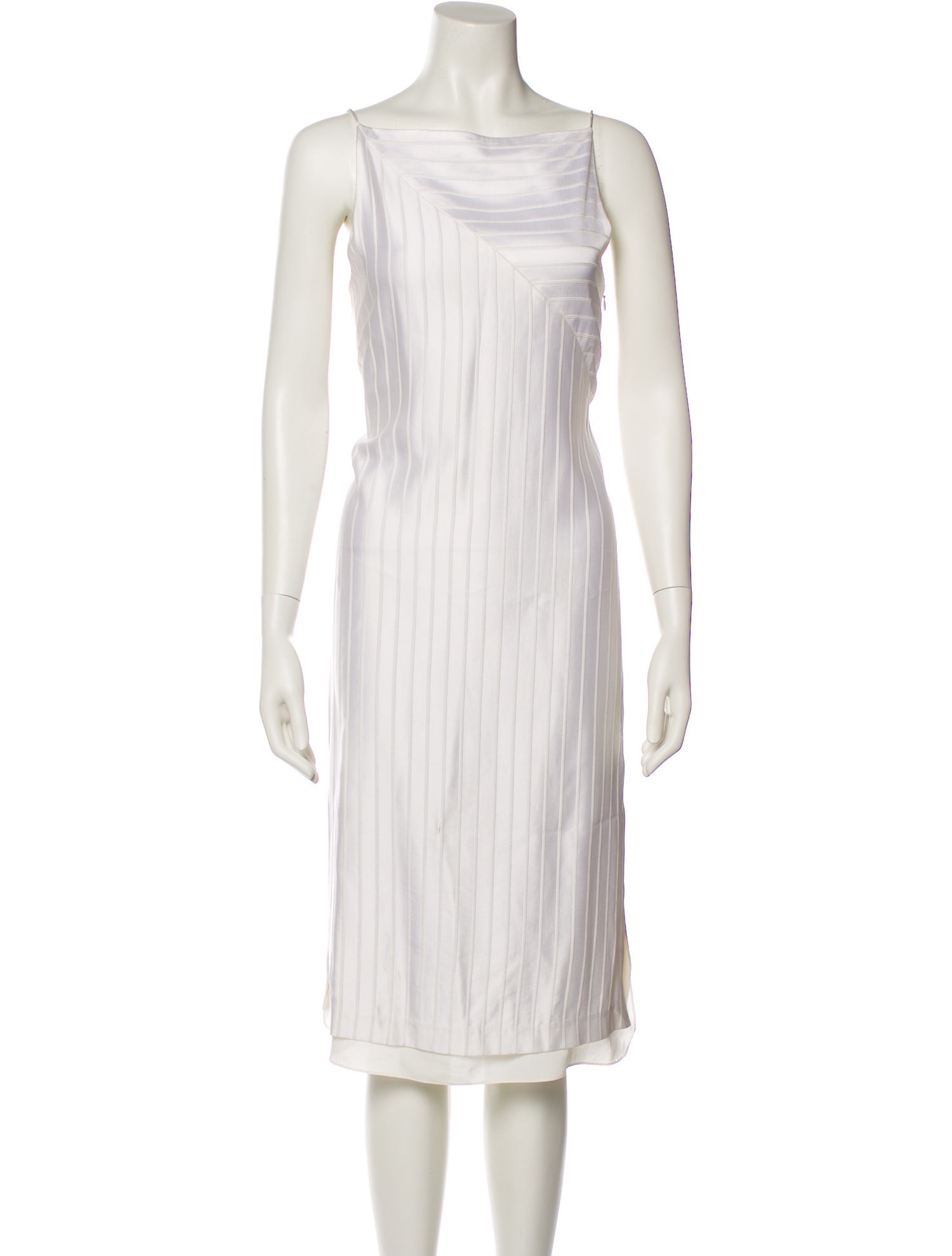 Veronica Beard Square Neckline Midi Length Dress