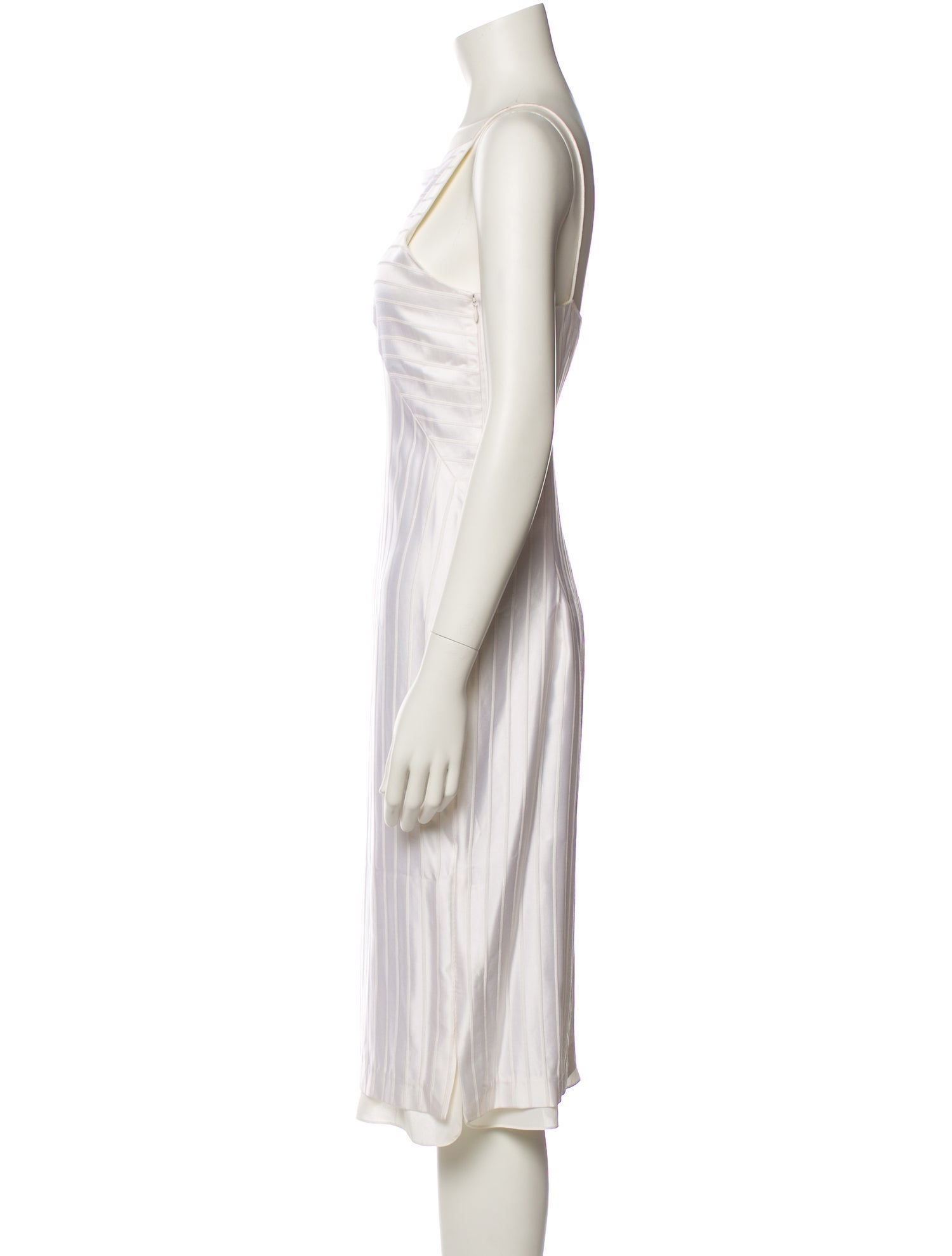 Veronica Beard Square Neckline Midi Length Dress