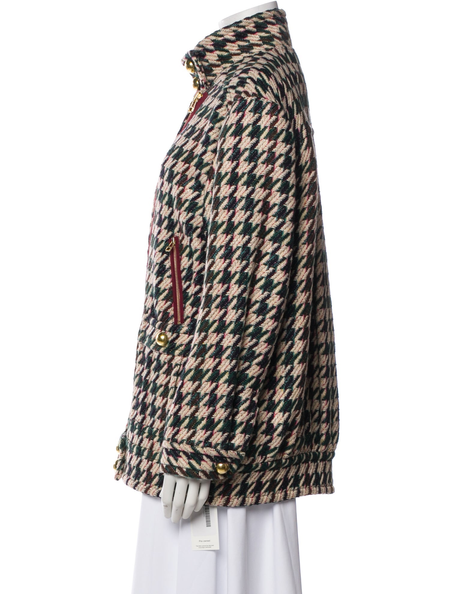 Veronica Beard Plaid Print Jacket