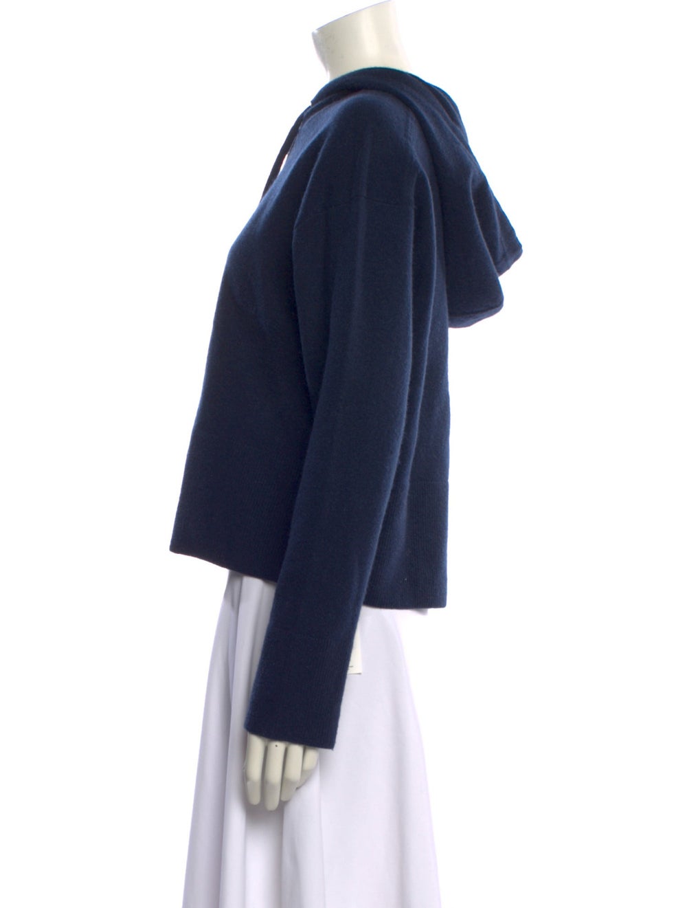 Veronica Beard Wool Pullover Blue Long Sleeve - image 2
