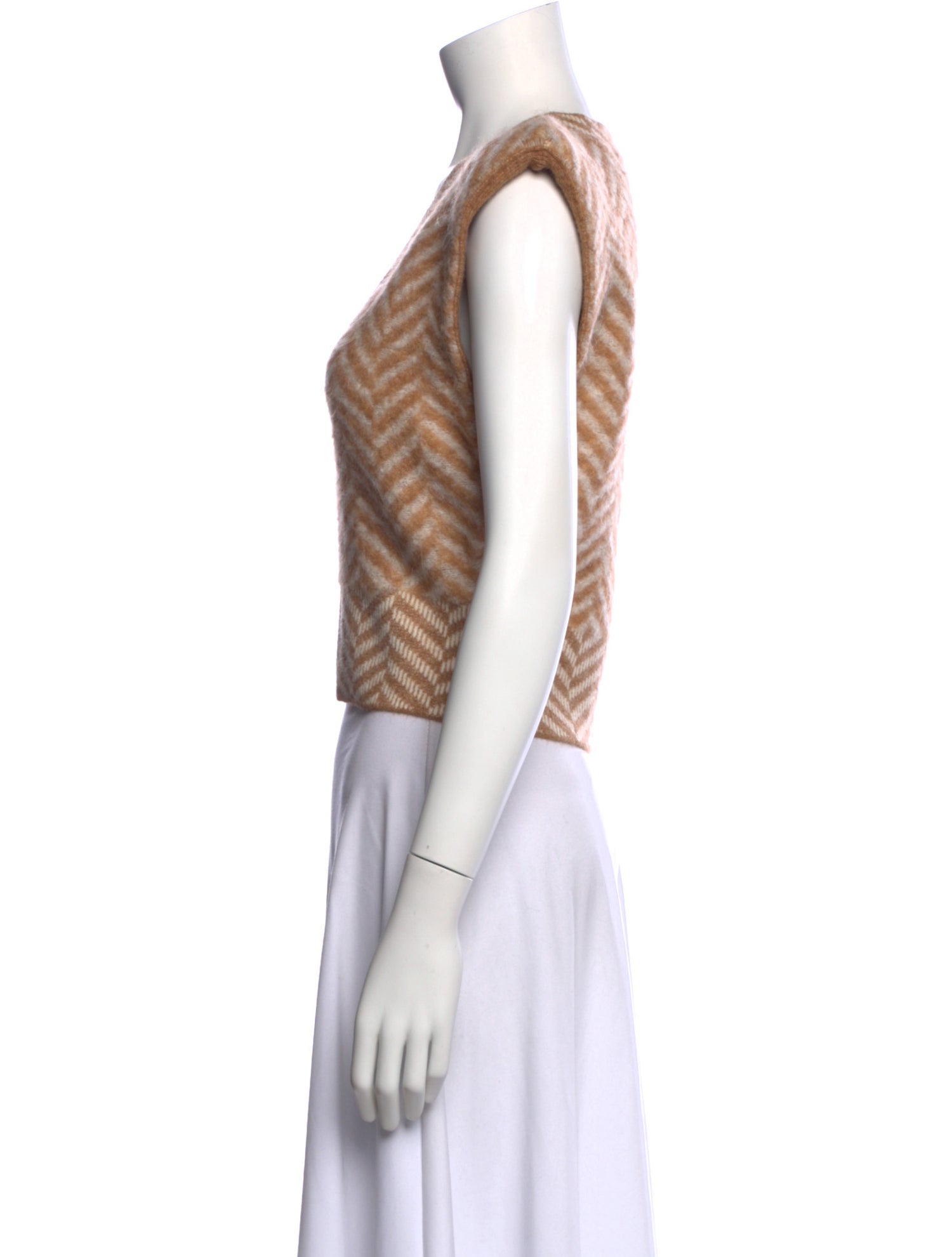 Veronica Beard Striped V-Neck Sweater