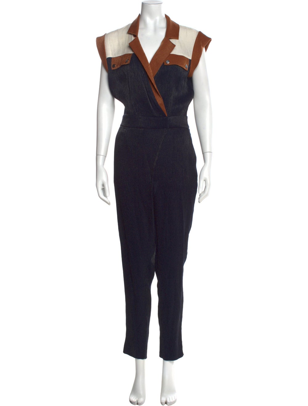 Veronica Beard Colorblock Pattern Jumpsuit - image 1