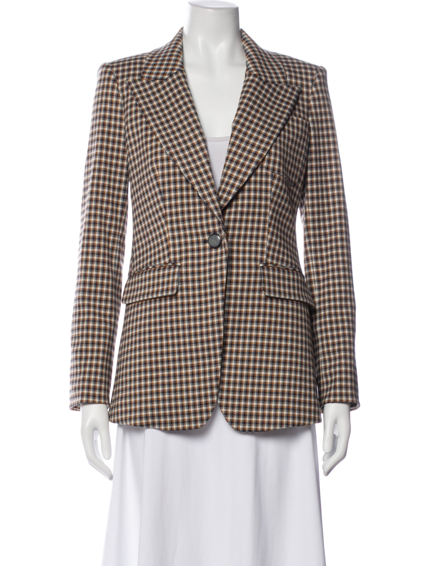 Veronica Beard Plaid Print Blazer w/ Tags