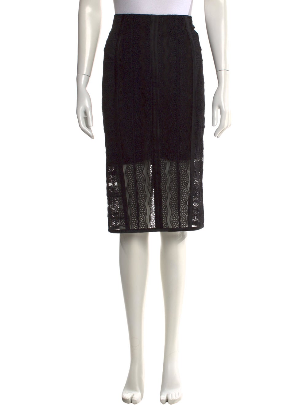 Veronica Beard Lace Pattern Knee-Length Skirt - image 1