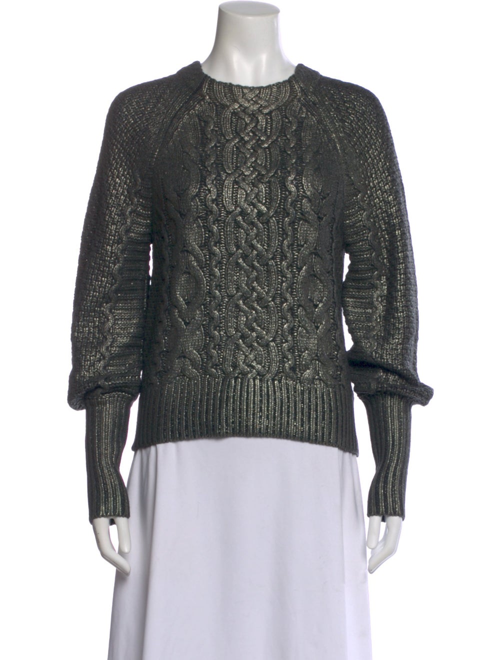 Veronica Beard Patterned Crew Neck Sweatshirt - image 1