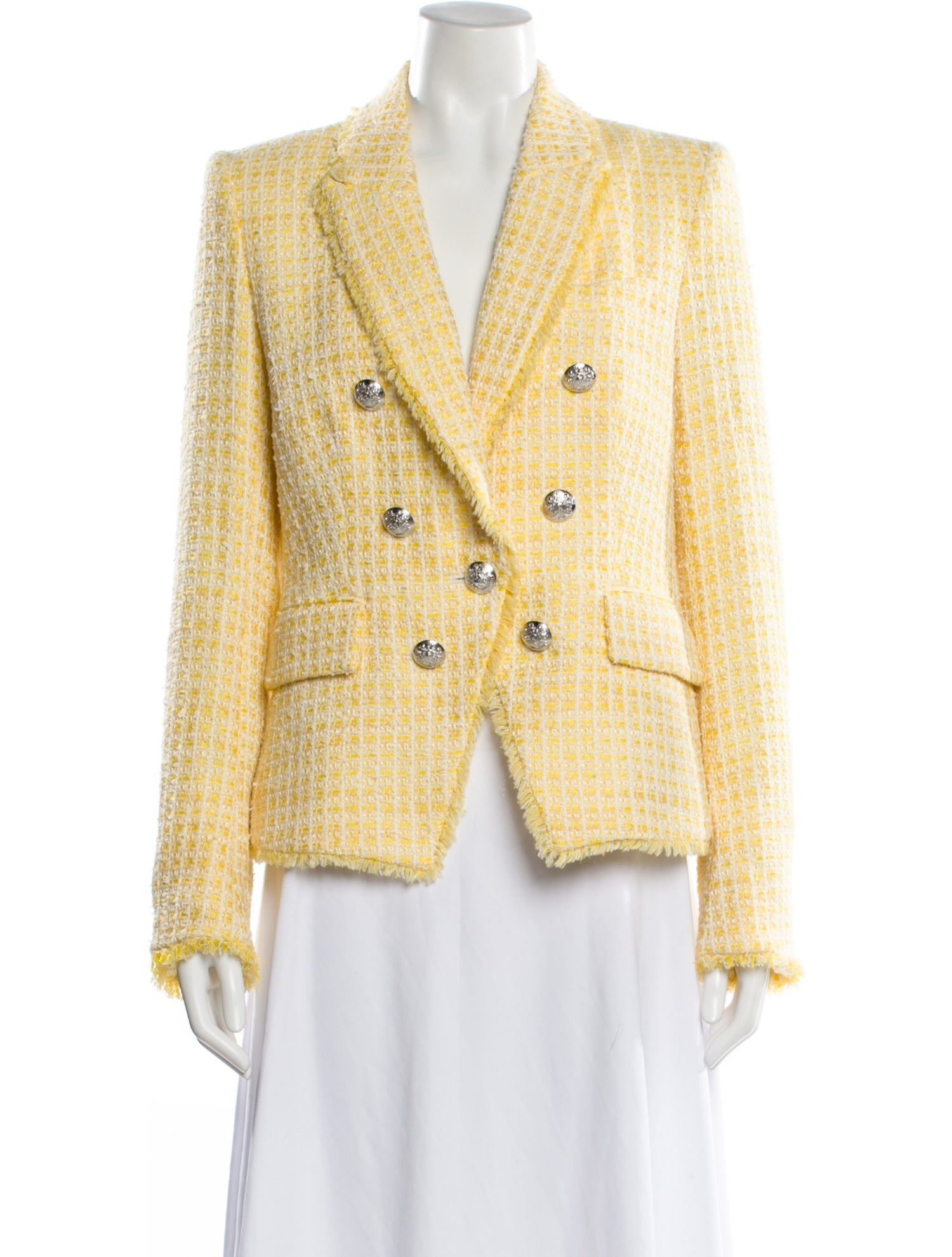 Veronica Beard Tweed Pattern Blazer