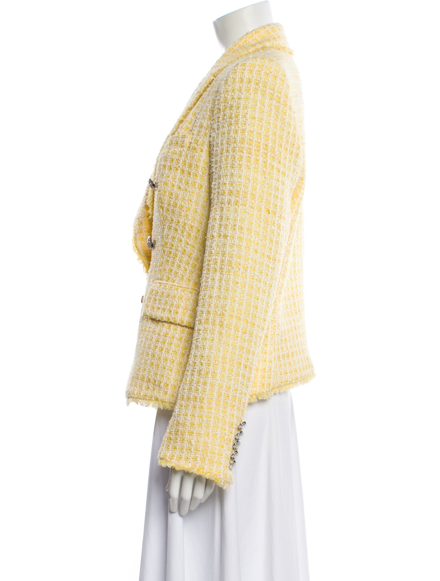 Veronica Beard Tweed Pattern Blazer