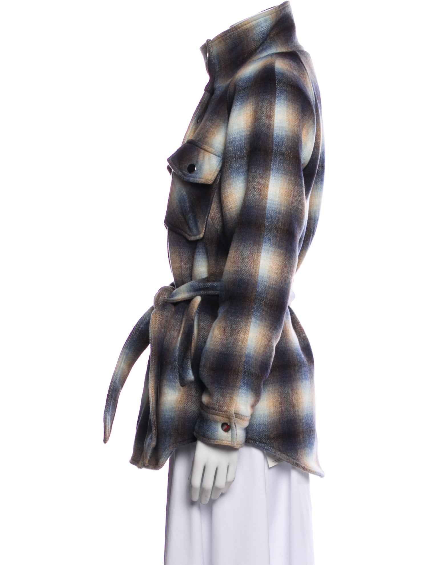 Veronica Beard Plaid Print Jacket