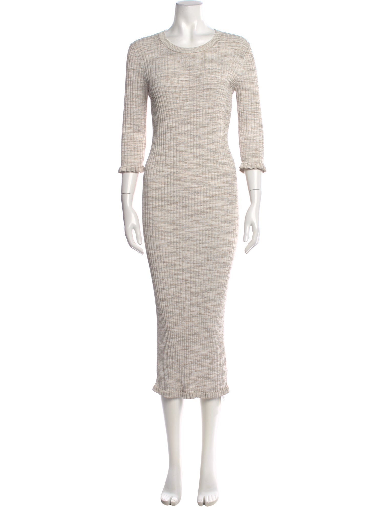 Veronica Beard Scoop Neck Long Dress