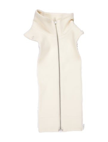 Pre-owned Veronica Beard Cashmere Dickey In Neutral