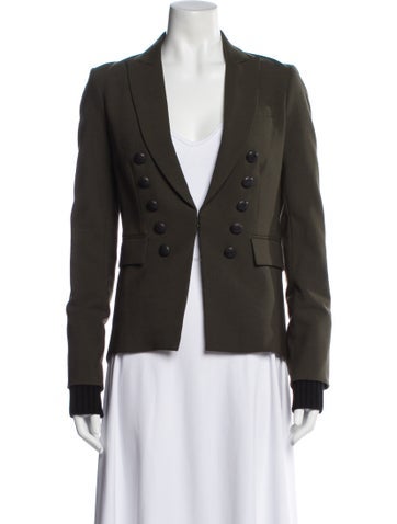 Pre-owned Veronica Beard Blazer In Green