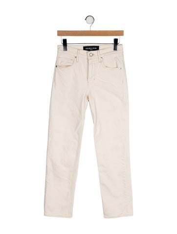 Pre-owned Veronica Beard High-rise Wide Leg Jeans In Neutral