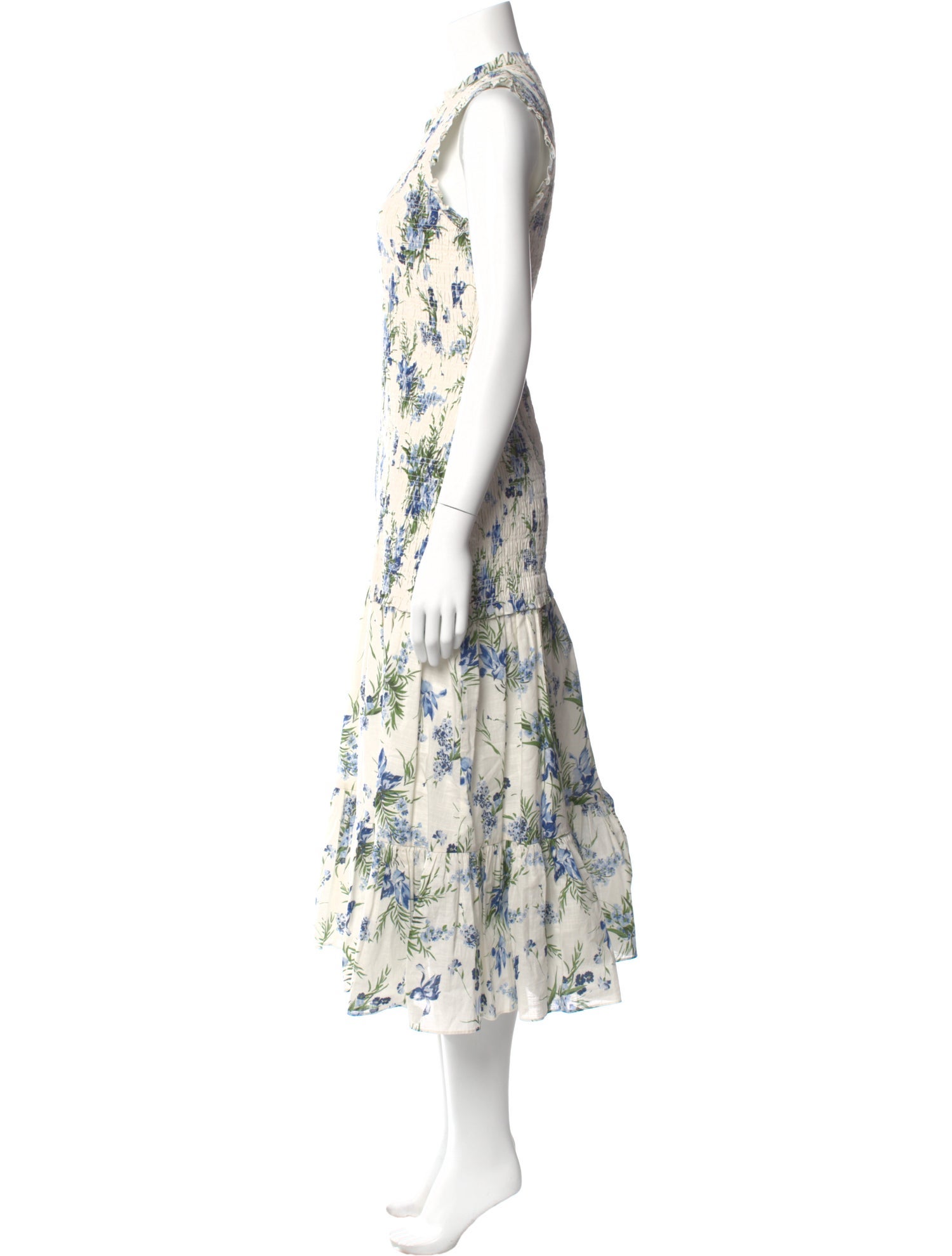 Veronica Beard Floral Print Long Dress w/ Tags