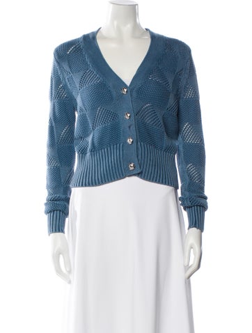 Pre-owned Veronica Beard V-neck Sweater In Blue
