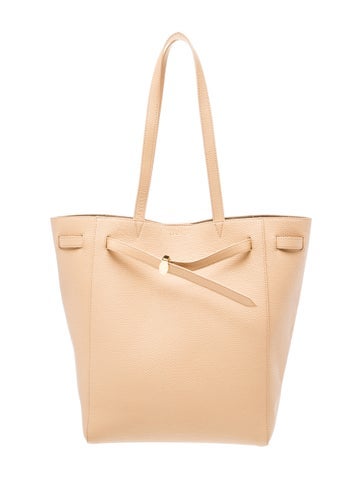 Pre-owned Veronica Beard Leather Tote In Neutral