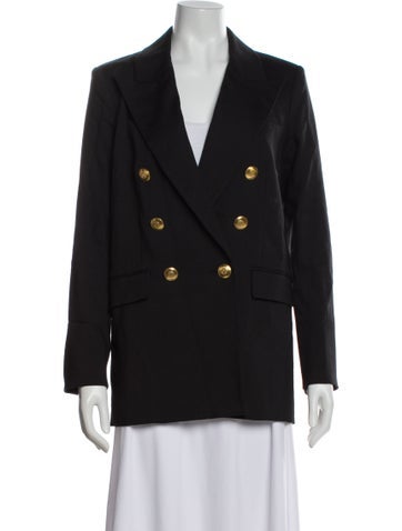 Pre-owned Veronica Beard Virgin Wool Blazer In Gray