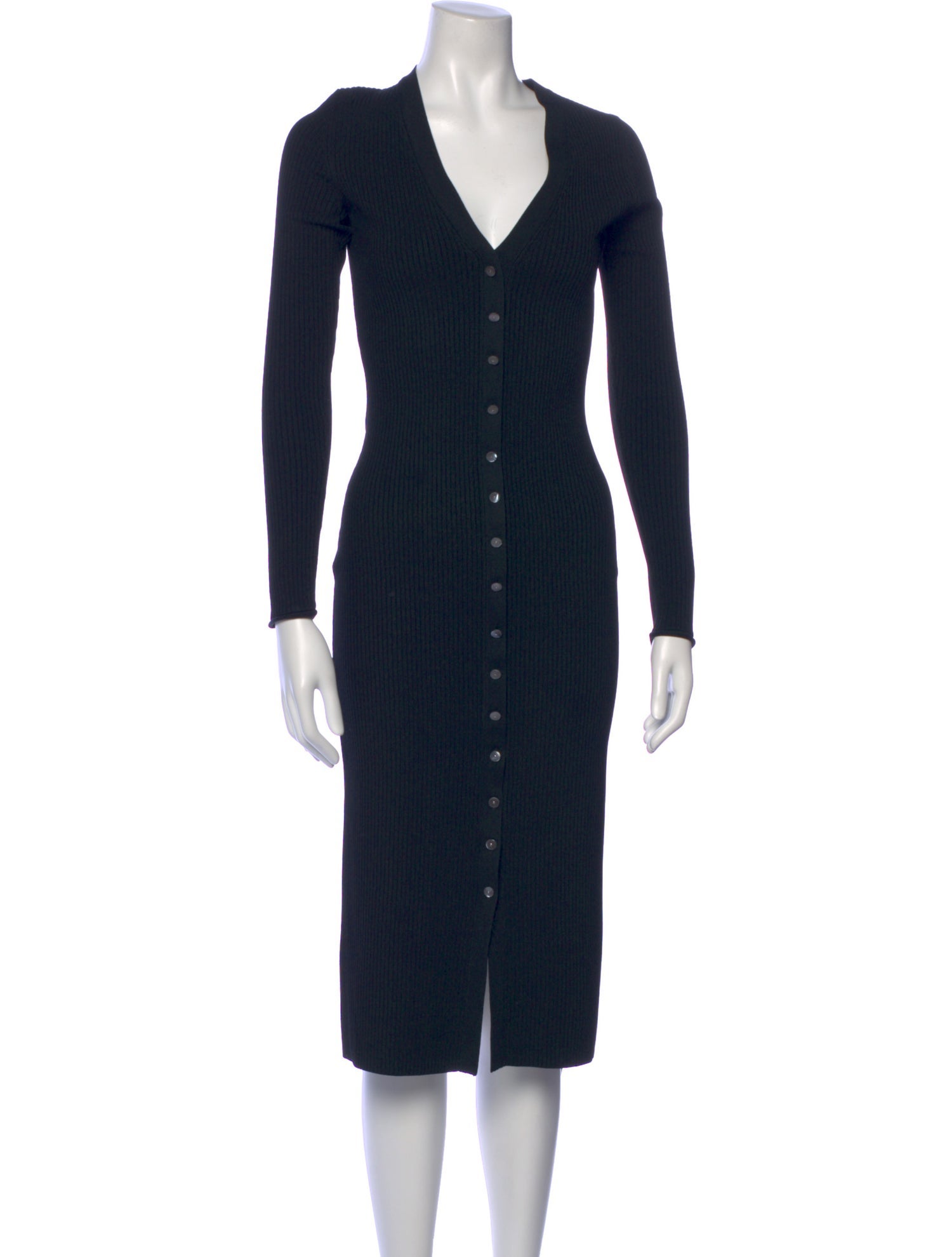 Veronica Beard V-Neck Midi Length Dress