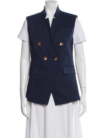 Pre-owned Veronica Beard Vest In Blue