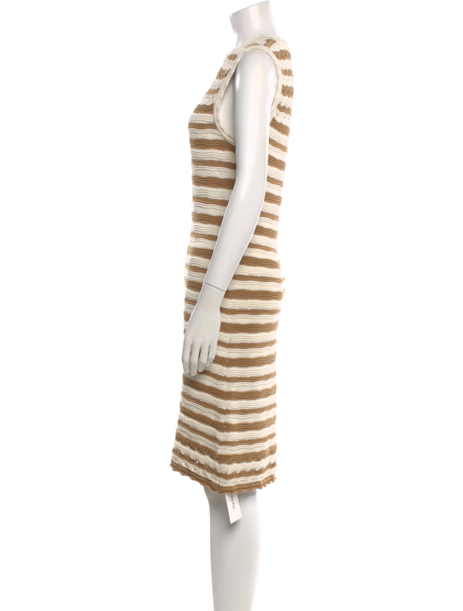 Veronica Beard Striped Knee-Length Dress
