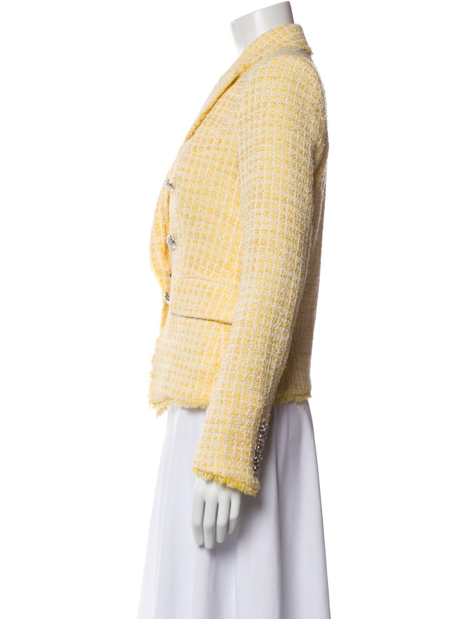 Veronica Beard Tweed Pattern Blazer