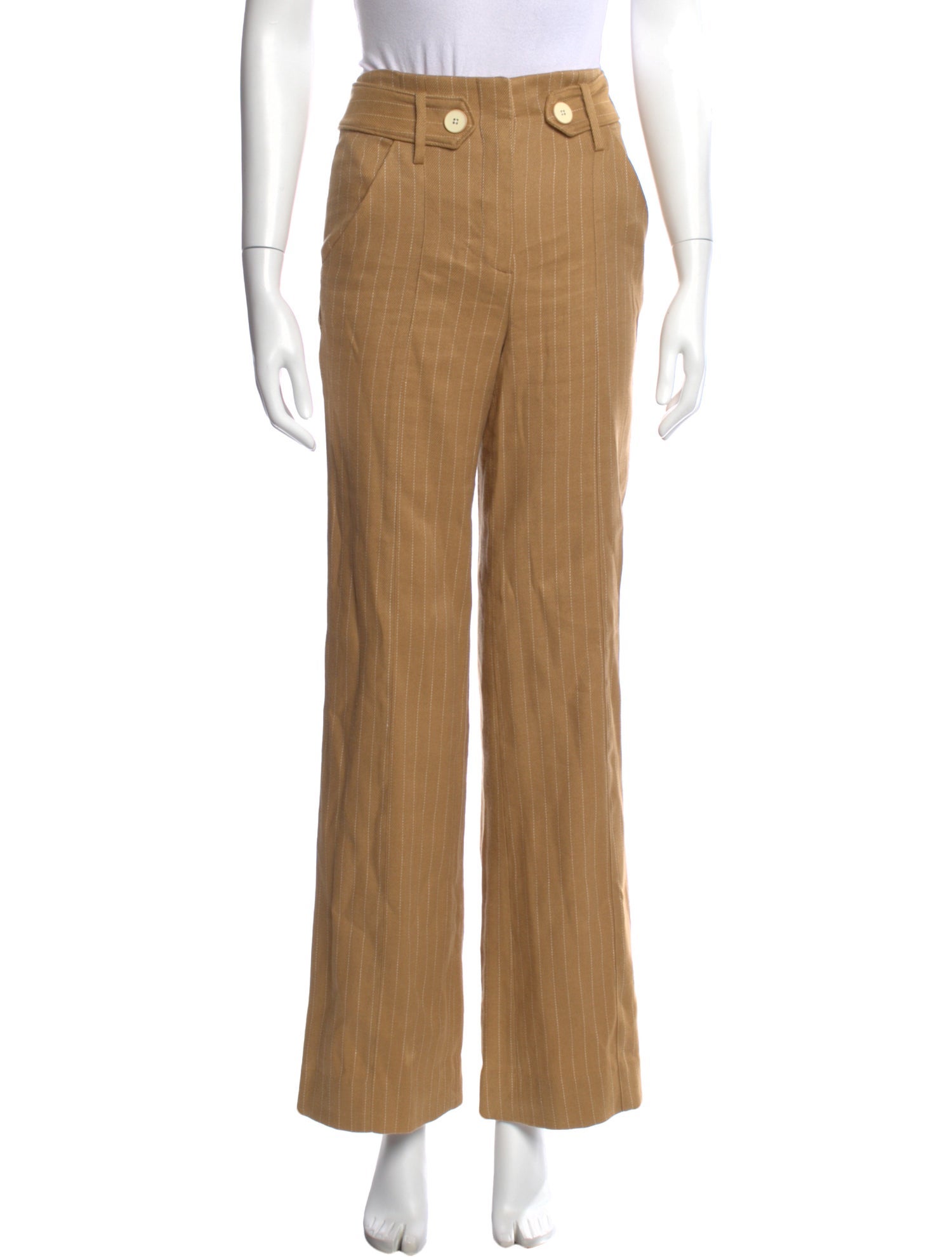 Veronica Beard Linen Wide Leg Pants