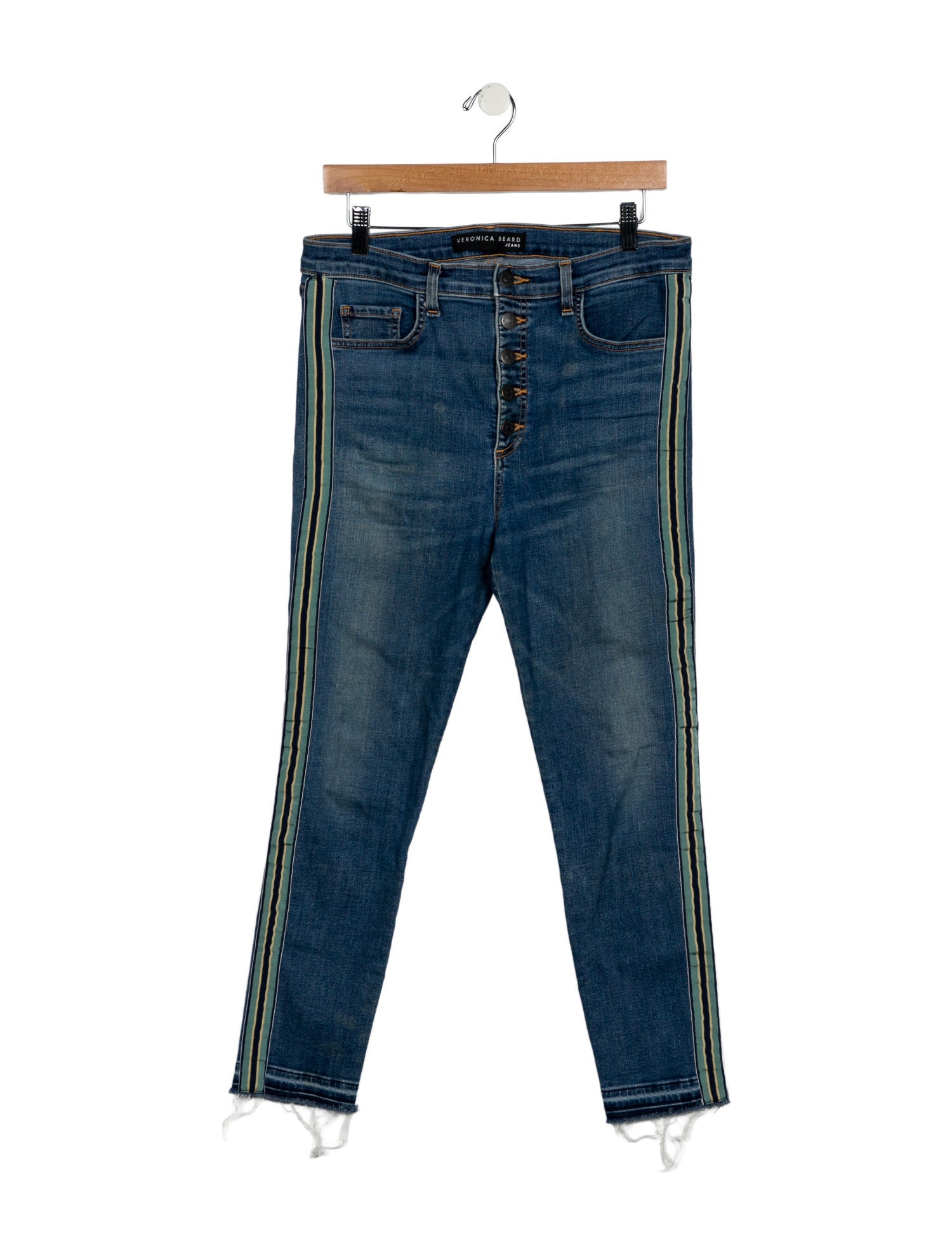 Veronica Beard High-Rise Skinny Leg Jeans