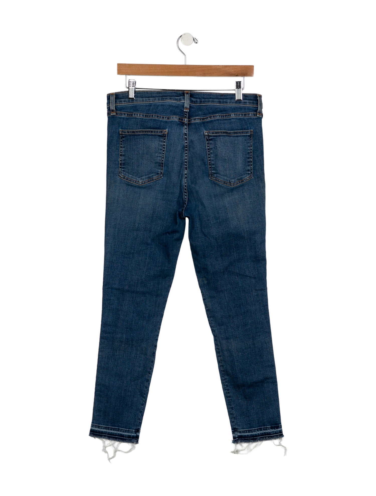 Veronica Beard High-Rise Skinny Leg Jeans