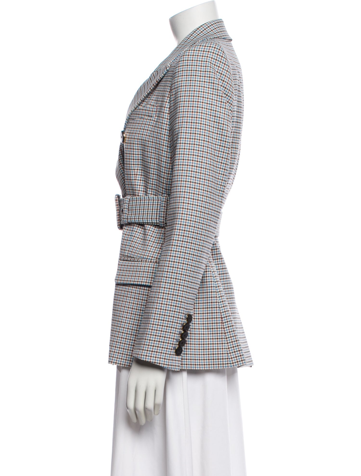 Veronica Beard Houndstooth Print Blazer