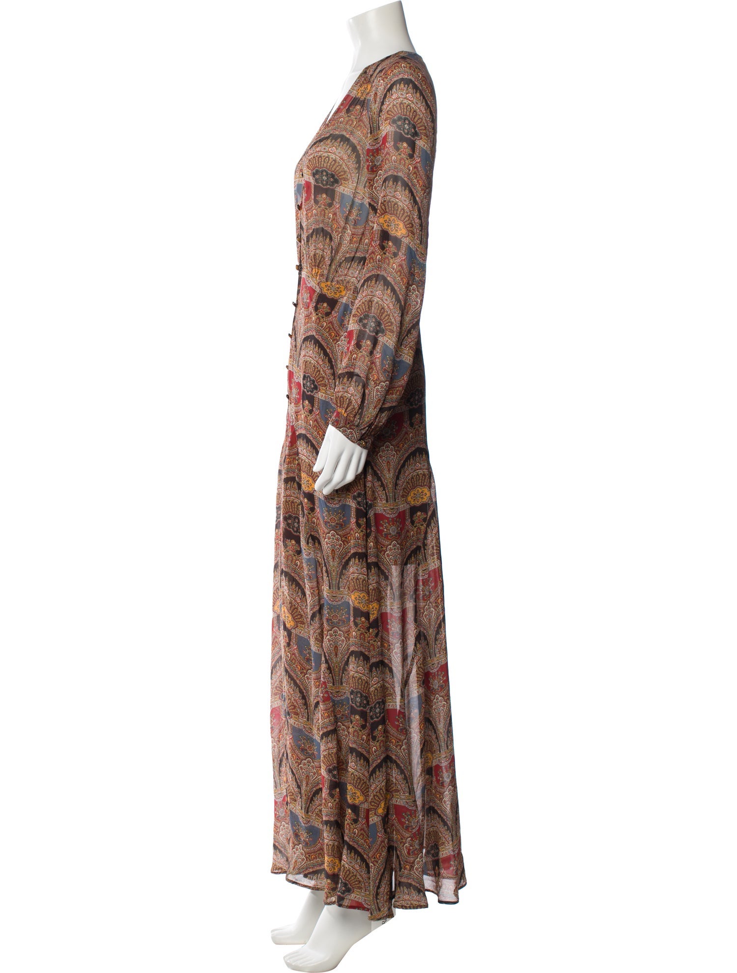 Veronica Beard Silk Long Dress
