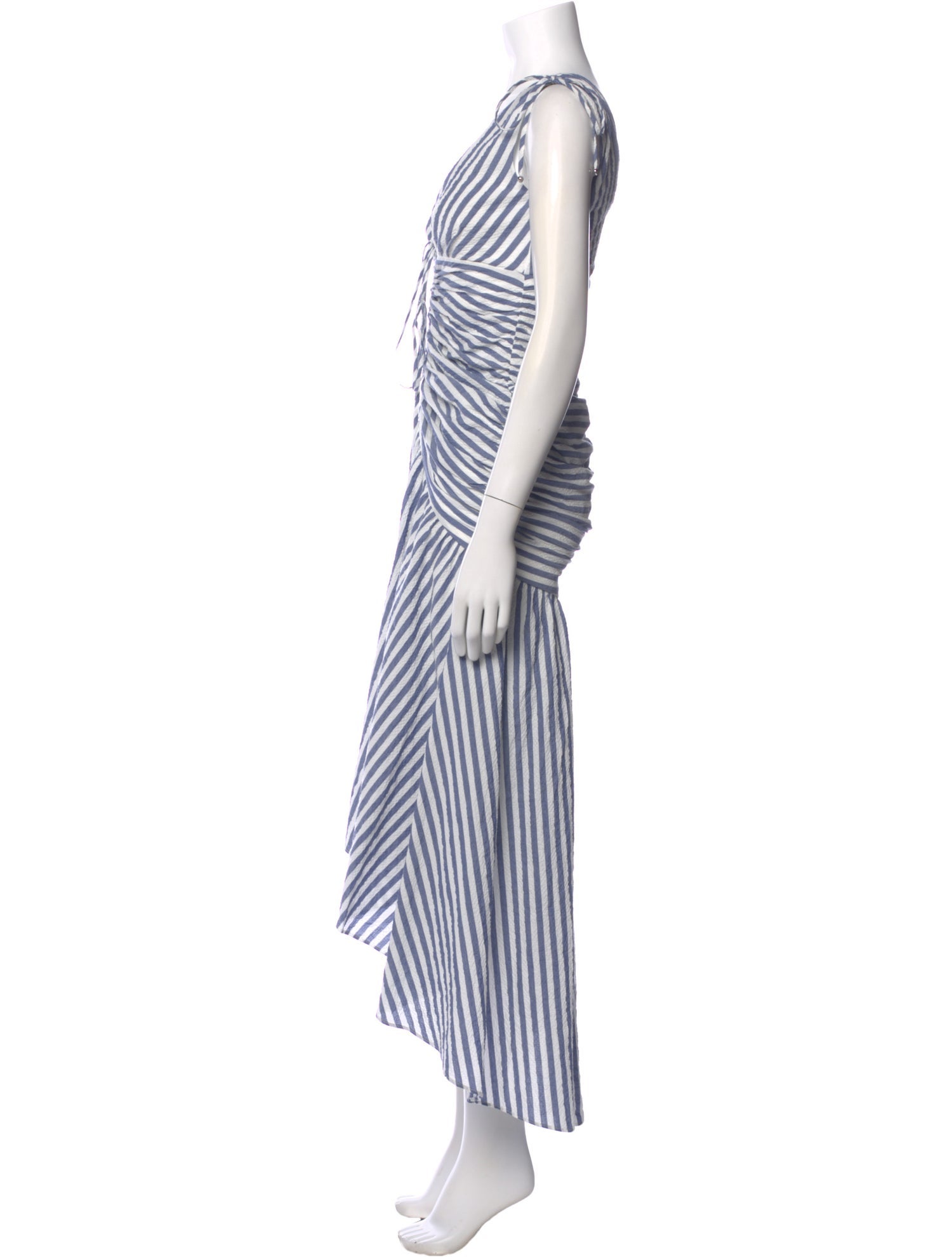 Veronica Beard Striped Long Dress