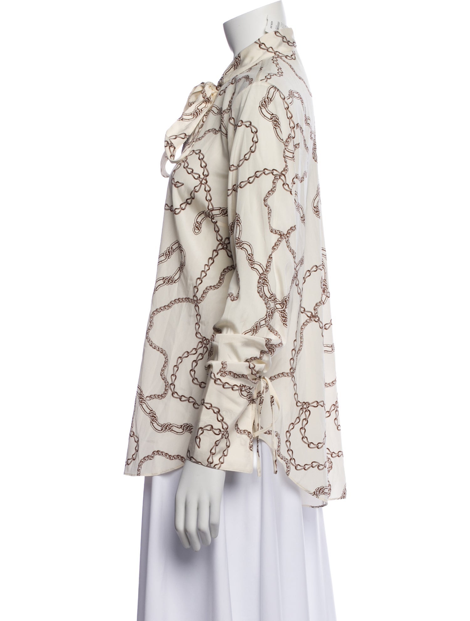 Veronica Beard Silk Printed Blouse w/ Tags