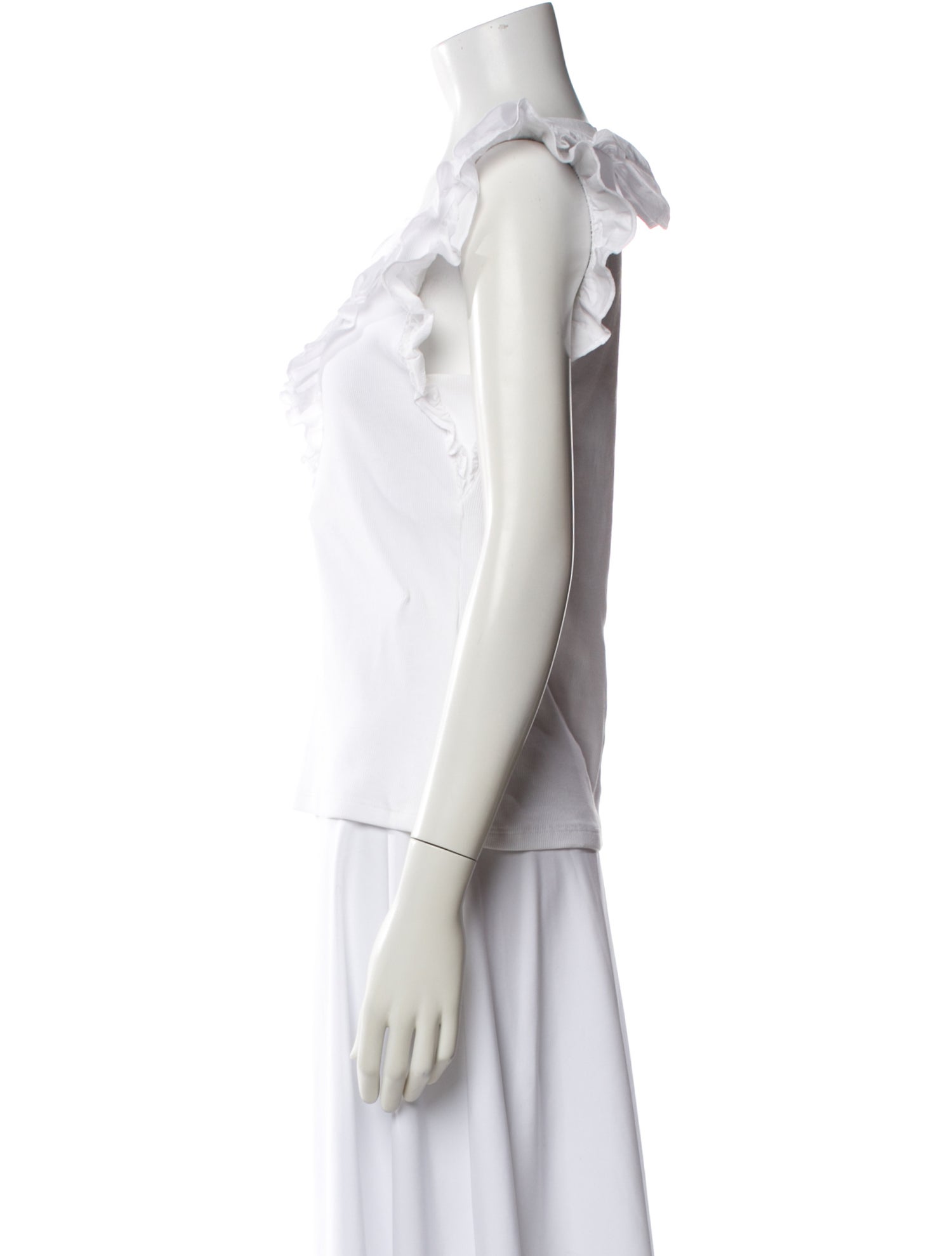 Veronica Beard V-Neck Sleeveless Top