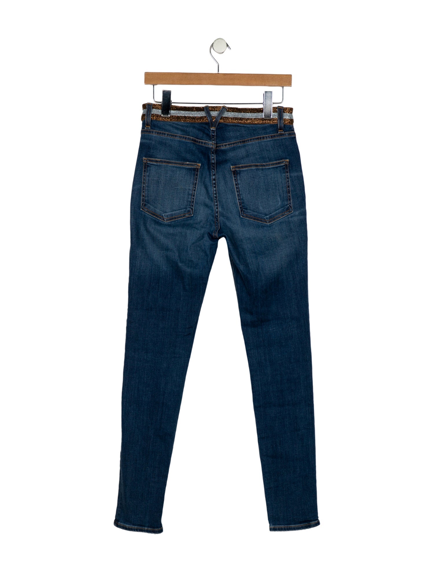 Veronica Beard Mid-Rise Skinny Leg Jeans