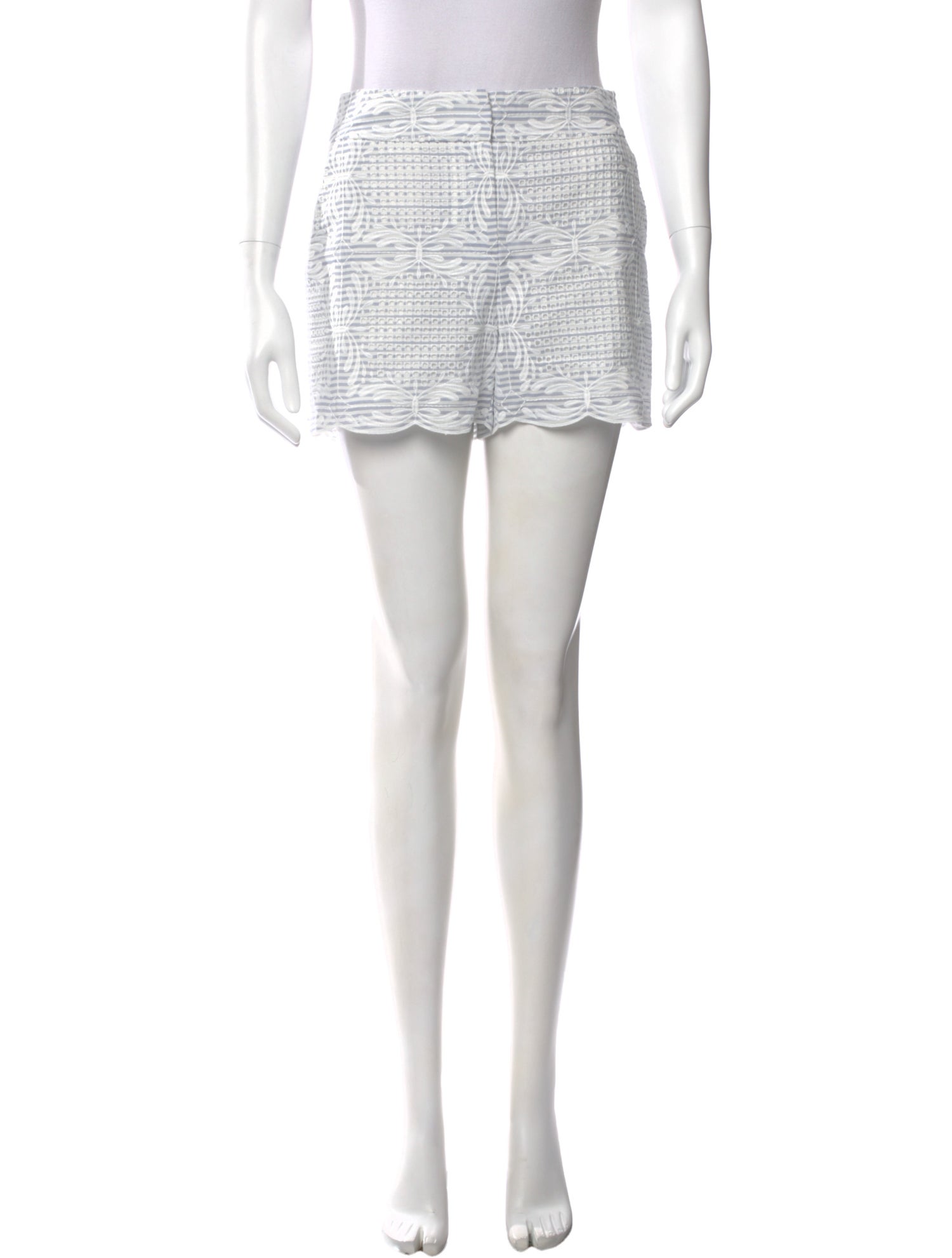 Veronica Beard Printed Mini Shorts