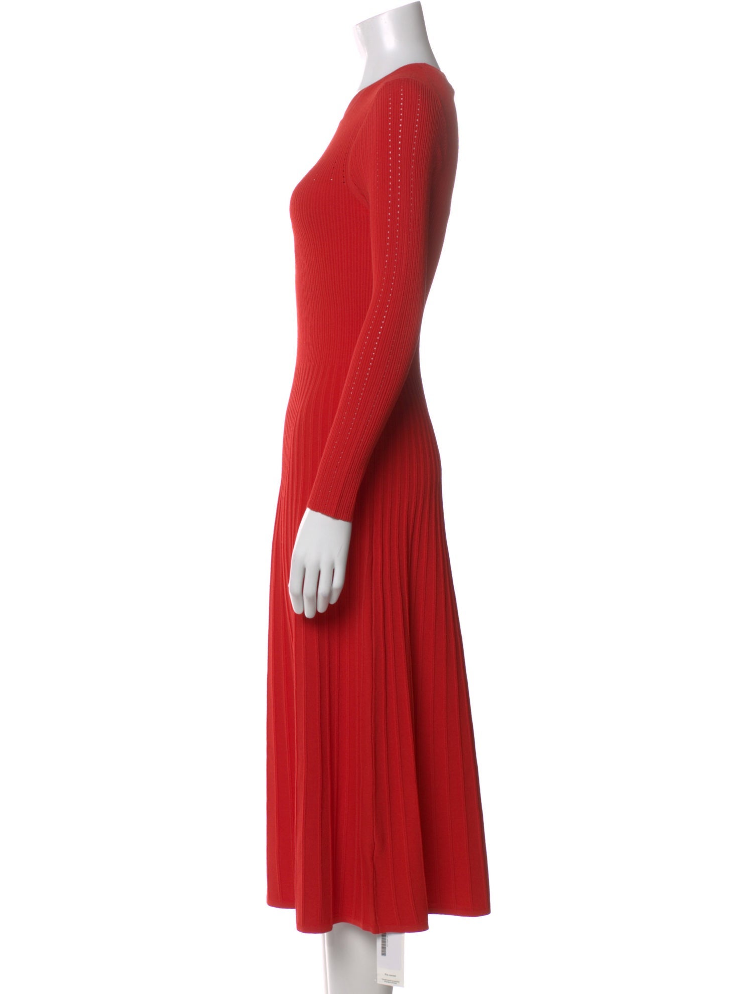 Veronica Beard Crew Neck Midi Length Dress
