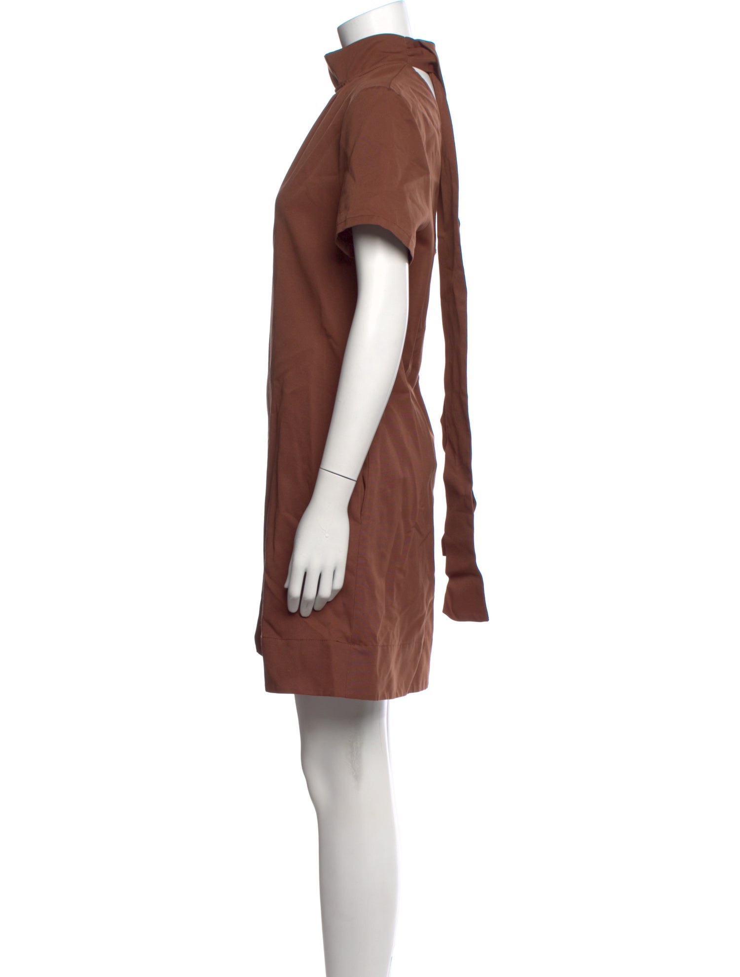 veronica beard brown silk dress Veronica Beard Sabri Stretch-silk Charmeuse Dress
