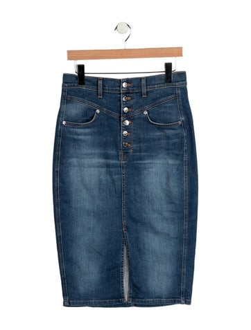 Pre-owned Veronica Beard Midi Length Skirt In Blue