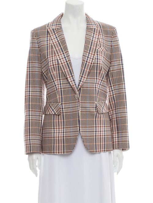 Veronica Beard Plaid Print Blazer