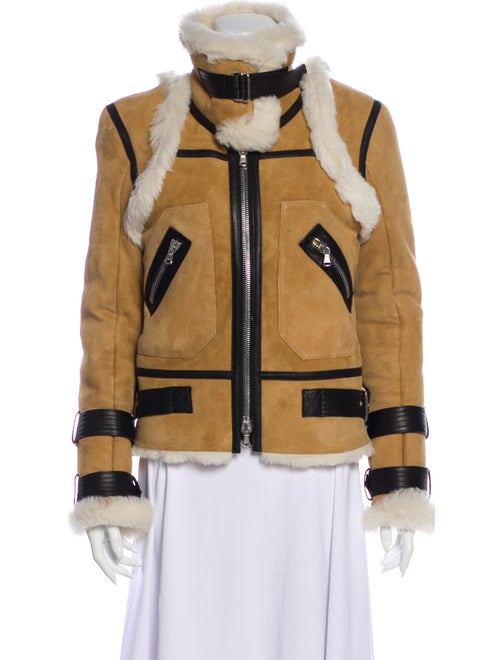 Veronica Beard Shearling Printed Jacket