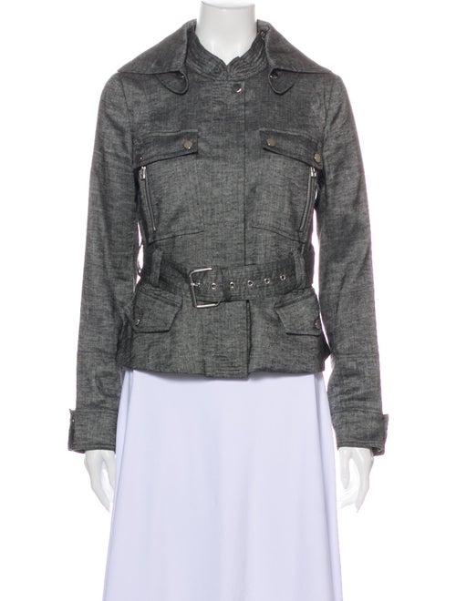 Veronica Beard Linen Denim Jacket Denim