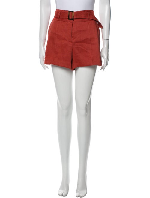 Veronica Beard Linen Mini Shorts w/ Tags Orange
