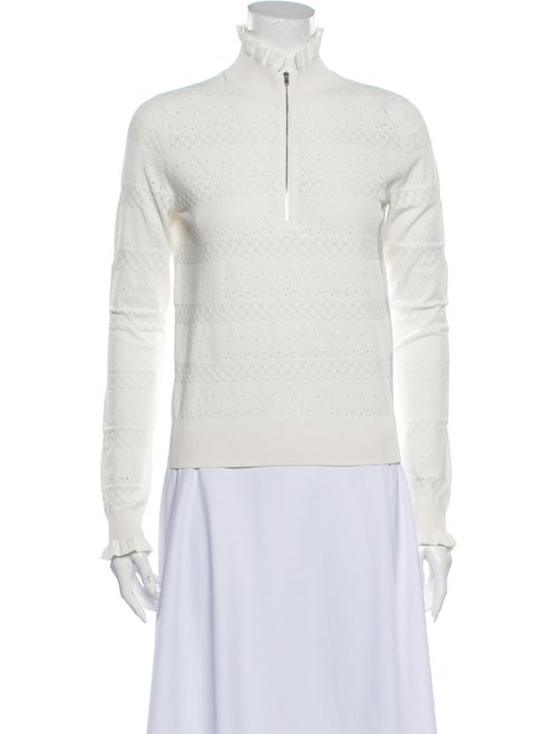 Veronica Beard Turtleneck Sweater White