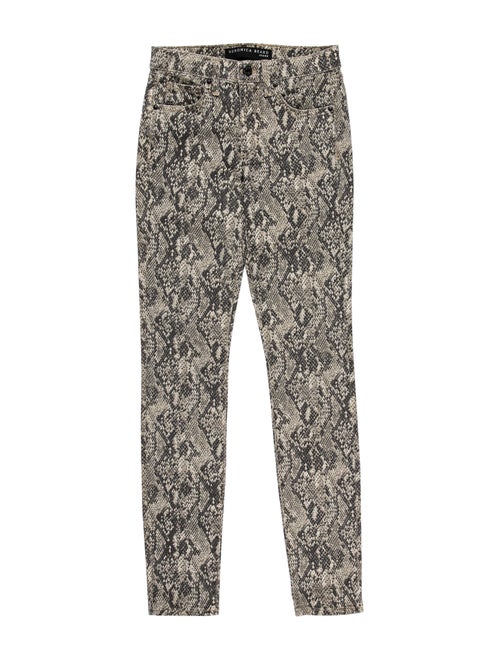 Veronica Beard Animal Print Skinny Leg Pants